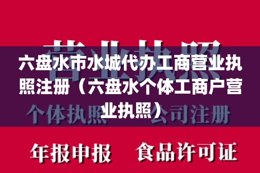 六盘水市水城代办工商营业执照注册（六盘水个体工商户营业执照）