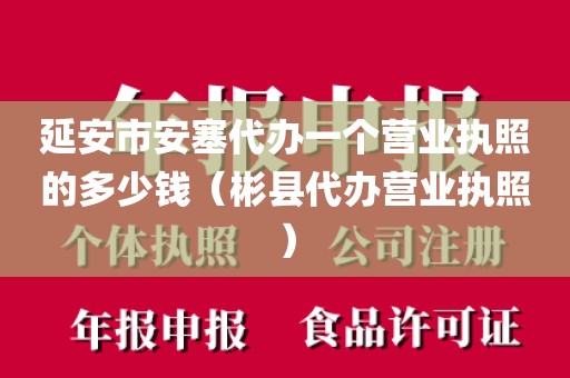 延安市安塞代办一个营业执照的多少钱(彬县代办营业执照)