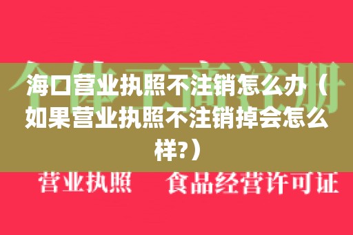 海口营业执照不注销怎么办（如果营业执照不注销掉会怎么样?）