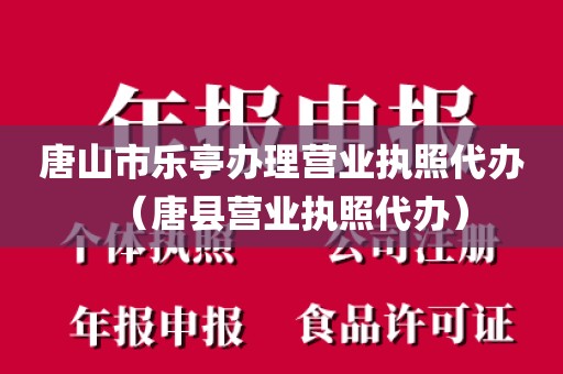 唐山市乐亭办理营业执照代办(唐县营业执照代办)