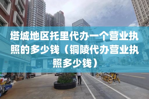 塔城地区托里代办一个营业执照的多少钱（铜陵代办营业执照多少钱）