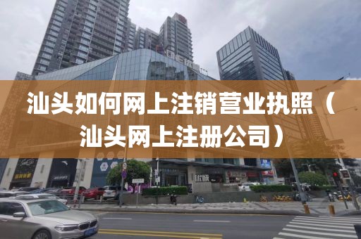 汕头如何网上注销营业执照（汕头网上注册公司）