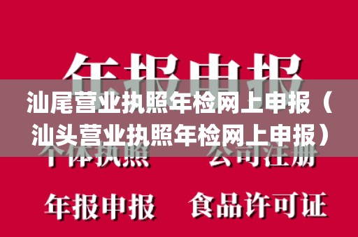 汕尾营业执照年检网上申报（汕头营业执照年检网上申报）