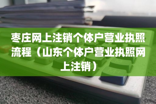 枣庄网上注销个体户营业执照流程（山东个体户营业执照网上注销）