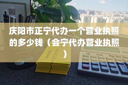 庆阳市正宁代办一个营业执照的多少钱（会宁代办营业执照）