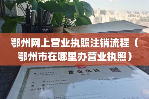 鄂州网上营业执照注销流程（鄂州市在哪里办营业执照）