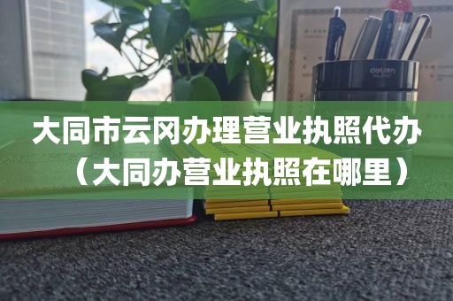 大同市云冈办理营业执照代办（大同办营业执照在哪里）