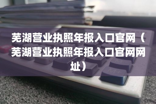 芜湖营业执照年报入口官网（芜湖营业执照年报入口官网网址）