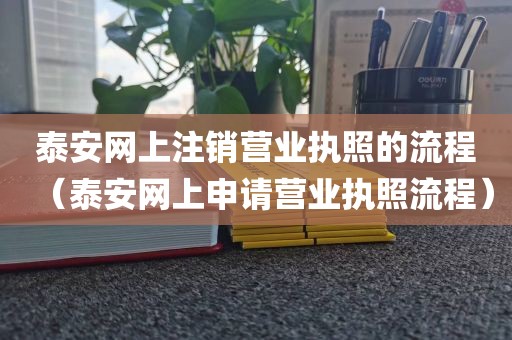 泰安网上注销营业执照的流程（泰安网上申请营业执照流程）