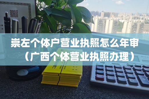 崇左个体户营业执照怎么年审（广西个体营业执照办理）