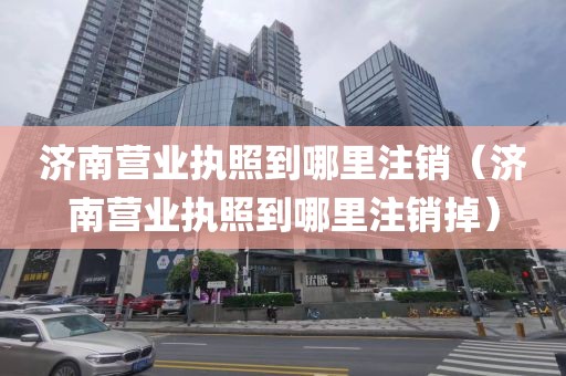 济南营业执照到哪里注销（济南营业执照到哪里注销掉）