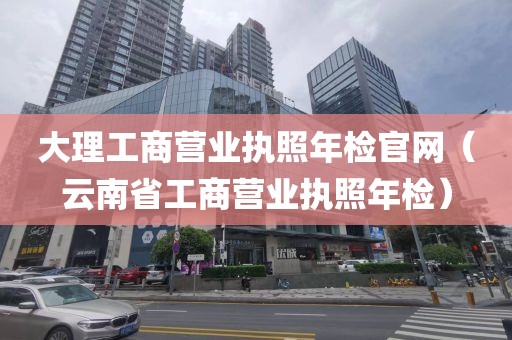 大理工商营业执照年检官网（云南省工商营业执照年检）