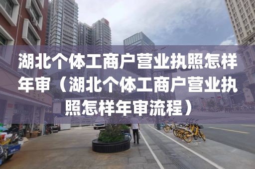 湖北个体工商户营业执照怎样年审(湖北个体工商户营业执照怎样年审流程)