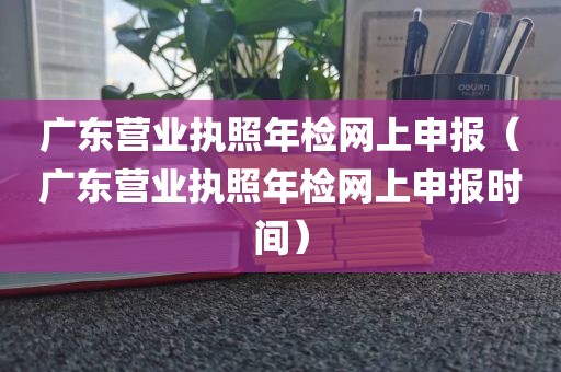 广东营业执照年检网上申报（广东营业执照年检网上申报时间）