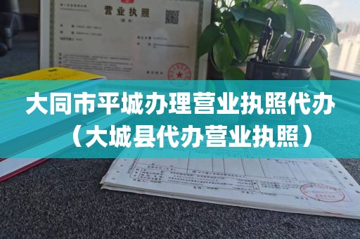 大同市平城办理营业执照代办（大城县代办营业执照）