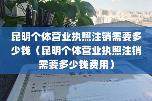 昆明个体营业执照注销需要多少钱(昆明个体营业执照注销需要多少钱费用)
