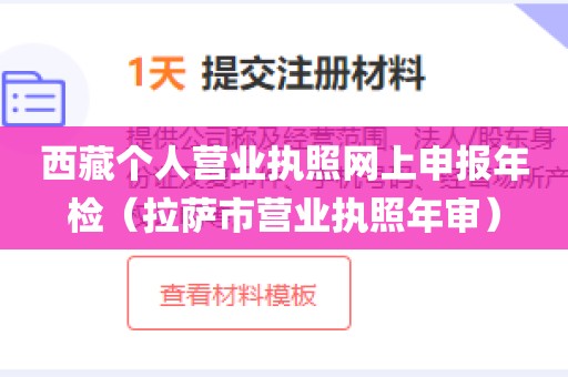 西藏个人营业执照网上申报年检（拉萨市营业执照年审）