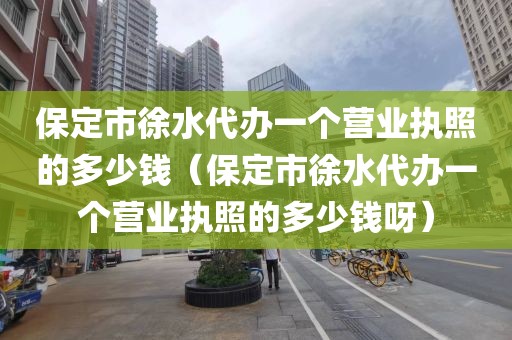 保定市徐水代办一个营业执照的多少钱（保定市徐水代办一个营业执照的多少钱呀）