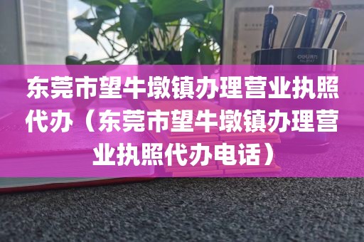 东莞市望牛墩镇办理营业执照代办（东莞市望牛墩镇办理营业执照代办电话）