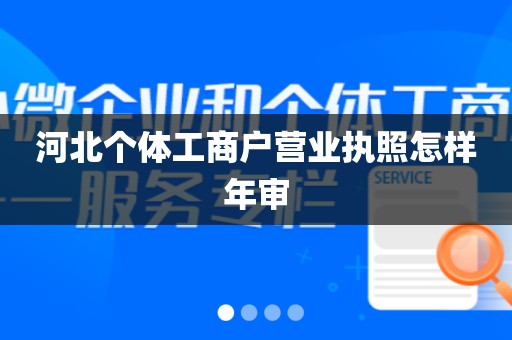 河北个体工商户营业执照怎样年审