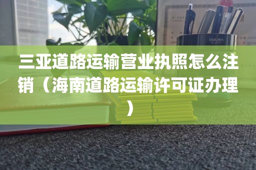 三亚道路运输营业执照怎么注销(海南道路运输许可证办理)