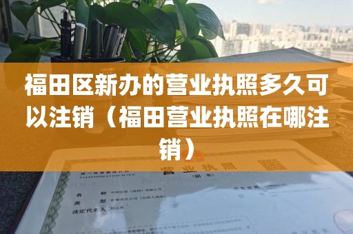 福田区新办的营业执照多久可以注销（福田营业执照在哪注销）
