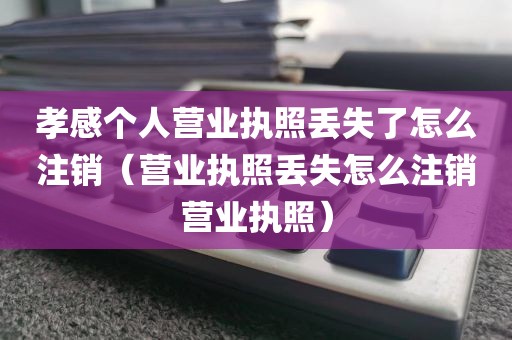 孝感个人营业执照丢失了怎么注销（营业执照丢失怎么注销营业执照）