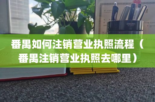 番禺如何注销营业执照流程（番禺注销营业执照去哪里）