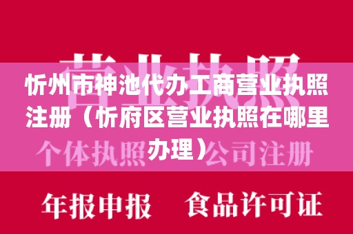 忻州市神池代办工商营业执照注册（忻府区营业执照在哪里办理）