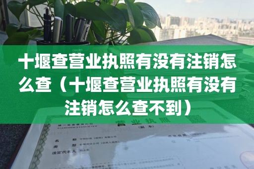 十堰查营业执照有没有注销怎么查（十堰查营业执照有没有注销怎么查不到）