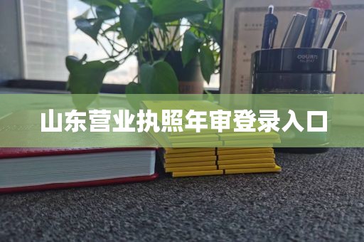 山东营业执照年审登录入口
