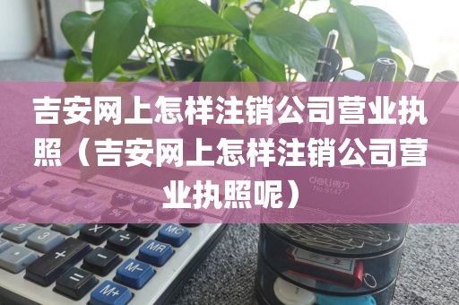 吉安网上怎样注销公司营业执照（吉安网上怎样注销公司营业执照呢）