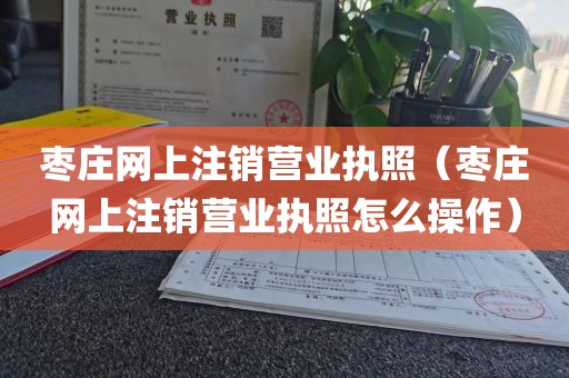 枣庄网上注销营业执照(枣庄网上注销营业执照怎么操作)