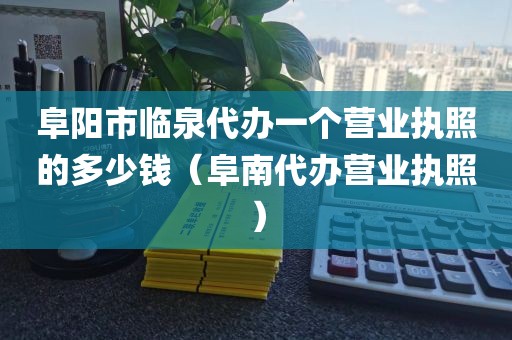 阜阳市临泉代办一个营业执照的多少钱（阜南代办营业执照）