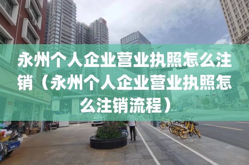 永州个人企业营业执照怎么注销（永州个人企业营业执照怎么注销流程）