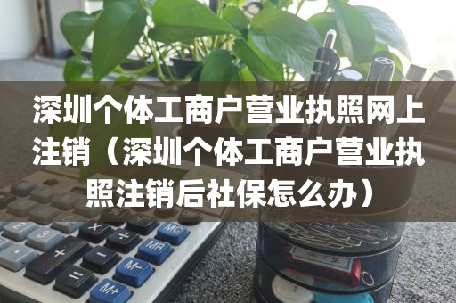 深圳个体工商户营业执照网上注销（深圳个体工商户营业执照注销后社保怎么办）