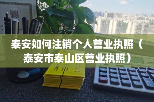 泰安如何注销个人营业执照（泰安市泰山区营业执照）
