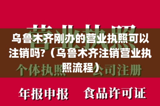乌鲁木齐刚办的营业执照可以注销吗?（乌鲁木齐注销营业执照流程）