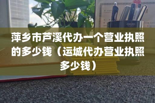 萍乡市芦溪代办一个营业执照的多少钱（运城代办营业执照多少钱）
