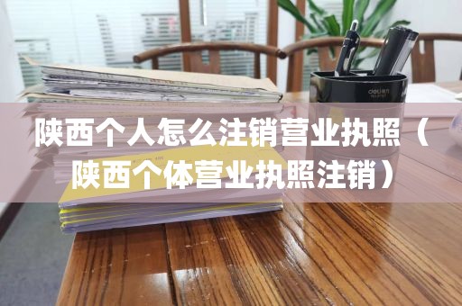 陕西个人怎么注销营业执照（陕西个体营业执照注销）