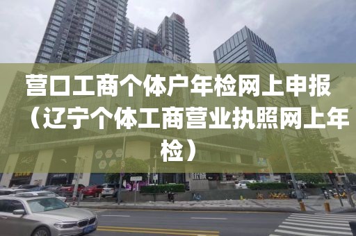 营口工商个体户年检网上申报(辽宁个体工商营业执照网上年检)