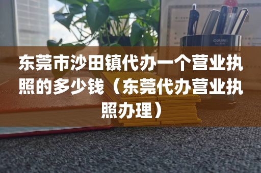 东莞市沙田镇代办一个营业执照的多少钱（东莞代办营业执照办理）