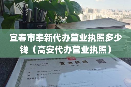 宜春市奉新代办营业执照多少钱（高安代办营业执照）