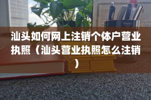 汕头如何网上注销个体户营业执照（汕头营业执照怎么注销）