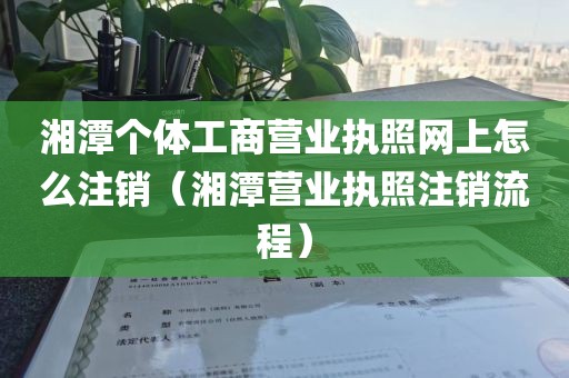 湘潭个体工商营业执照网上怎么注销（湘潭营业执照注销流程）