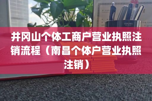 井冈山个体工商户营业执照注销流程（南昌个体户营业执照注销）
