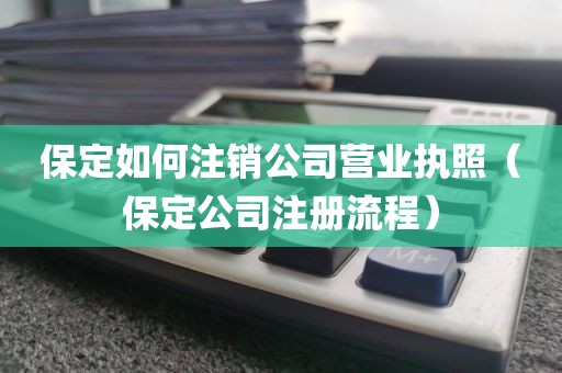 保定如何注销公司营业执照（保定公司注册流程）