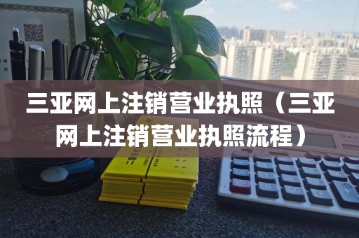 三亚网上注销营业执照（三亚网上注销营业执照流程）