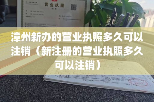 漳州新办的营业执照多久可以注销（新注册的营业执照多久可以注销）