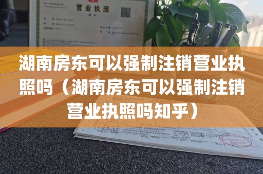 湖南房东可以强制注销营业执照吗（湖南房东可以强制注销营业执照吗知乎）